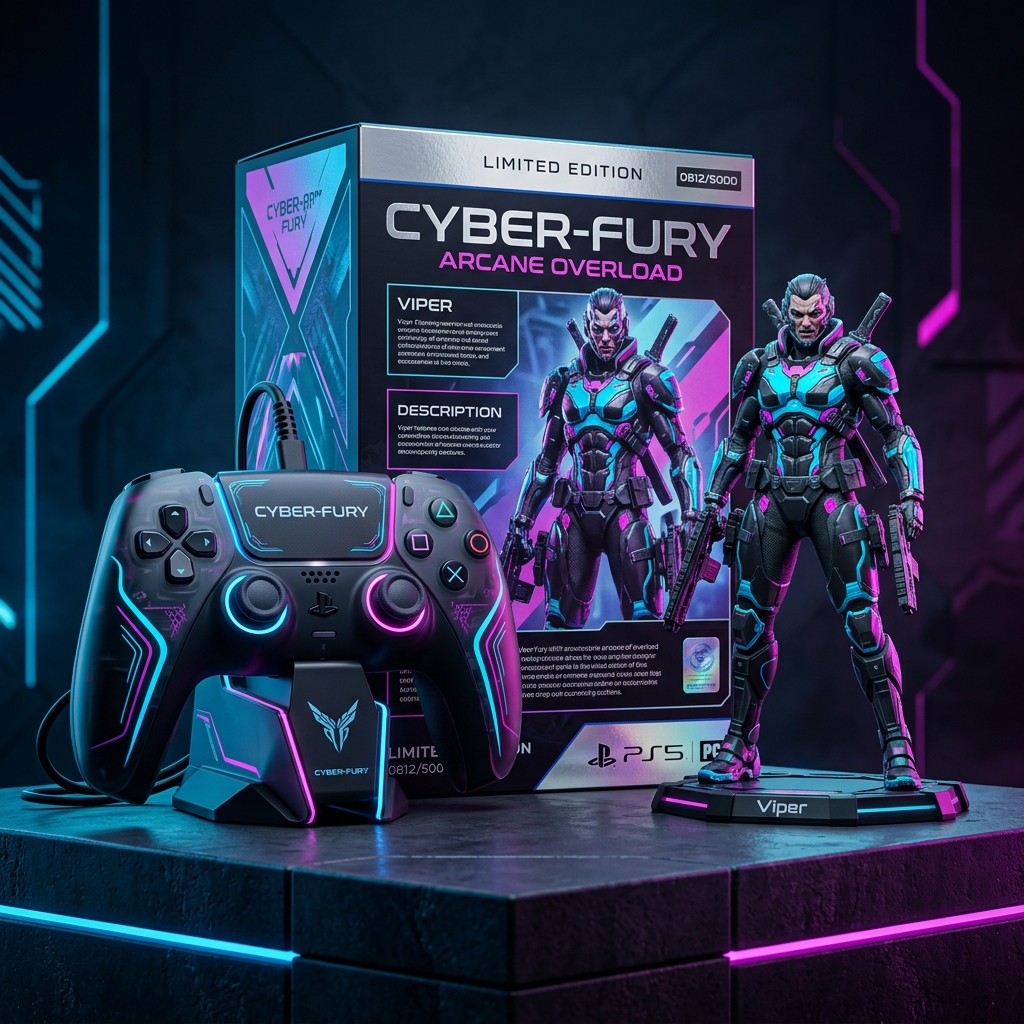 Cyber-Fury Hard Surface Product Design