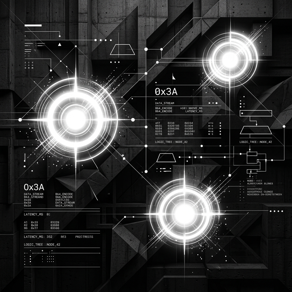 Chrono-Matrix Spatial Schematics & Brutalist Architecture